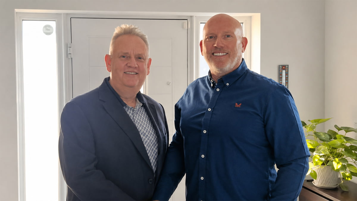 Jeremy Pilgrim with Smarter Capital Group CEO Mark Callaghan